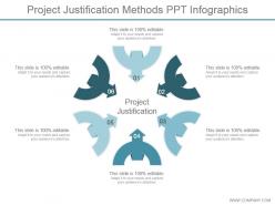 Project justification methods ppt infographics