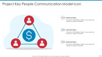 Project Key People Communication Model Icon