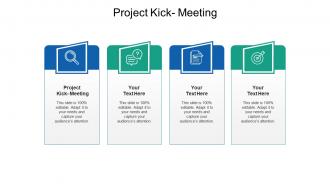Project kick meeting ppt powerpoint presentation ideas mockup cpb