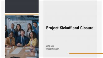 Project Kickoff And Closure PPT Sample AT
