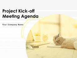 Project Kickoff Meeting Agenda Powerpoint Presentation Slides
