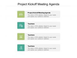 Project kickoff meeting agenda ppt powerpoint presentation ideas graphics cpb