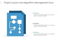 Project Layout And Algorithm Management Icon