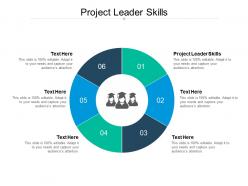 Project leader skills ppt powerpoint presentation summary visual aids cpb