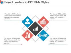Project leadership ppt slide styles