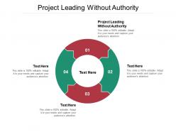 Project leading without authority ppt powerpoint presentation file format ideas cpb