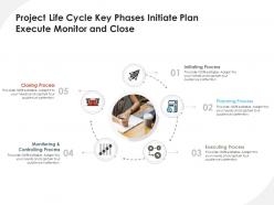 Project Life Cycle Key Phases Initiate Plan Execute Monitor And Close