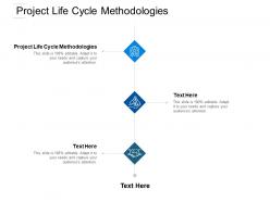 Project life cycle methodologies ppt powerpoint presentation infographics gallery cpb