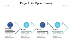 Project life cycle phases ppt powerpoint presentation model graphic images cpb