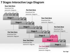 93083910 style variety 1 lego 7 piece powerpoint presentation diagram infographic slide