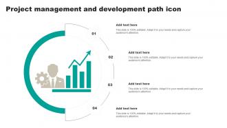 Project Management And Development Path Icon