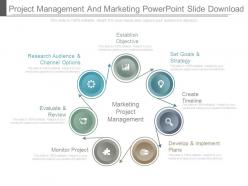 Project management and marketing powerpoint slide download