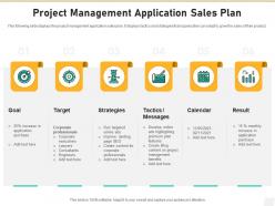 Project Management Application Sales Plan