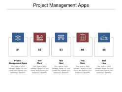 Project management apps ppt powerpoint presentation portfolio maker cpb