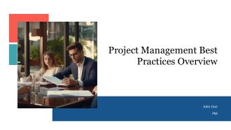 Project Management Best Practices Overview PPT Demonstration AT