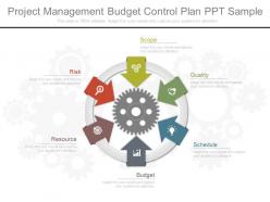 Project management budget control plan ppt sample