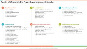 Project Management Bundle Powerpoint Presentation Slides