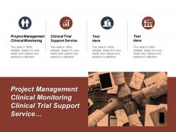 Project management clinical monitoring clinical trial support service