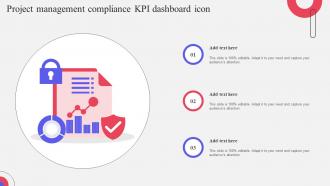 Project Management Compliance KPI Dashboard Icon