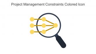 Project Management Constraints Colored Icon In Powerpoint Pptx Png And Editable Eps Format