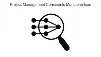 Project Management Constraints Monotone Icon In Powerpoint Pptx Png And Editable Eps Format