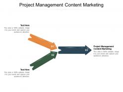 Project management content marketing ppt powerpoint presentation show portfolio cpb