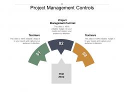 Project management controls ppt powerpoint presentation infographic template design templates cpb