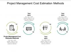 Project management cost estimation methods ppt powerpoint presentation icon format ideas cpb