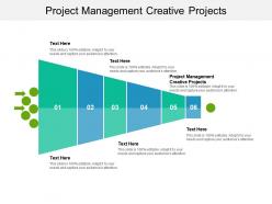 Project management creative projects ppt powerpoint presentation file elements cpb