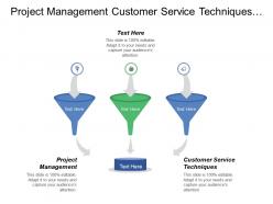 Project management customer service techniques general management skills