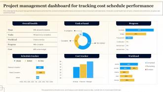 Project Management Dashboard For Tracking Cost Schedule Performance