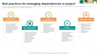 Project Management Dependencies Powerpoint Ppt Template Bundles Images Content Ready