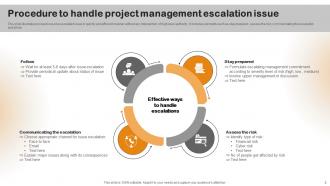 Project Management Escalation Powerpoint Ppt Template Bundles