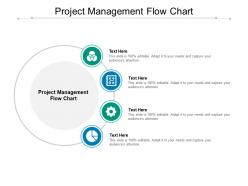 Project management flow chart ppt powerpoint presentation pictures ideas cpb