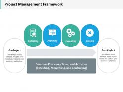 Project management framework ppt inspiration layouts