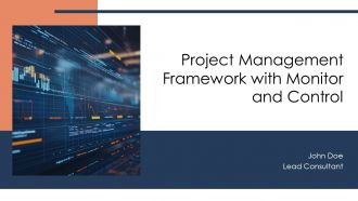 Project Management Framework With Monitor And Control PPT Outline AT