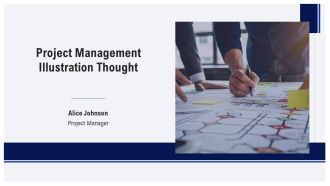 Project Management Illustration Thought PPT Sample AT
