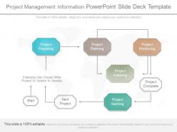 Project Management Information Powerpoint Slide Deck Template