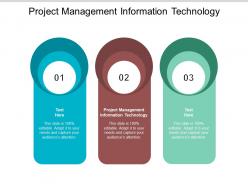 Project management information technology ppt powerpoint presentation pictures slides cpb