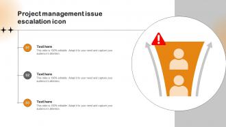 Project Management Issue Escalation Icon
