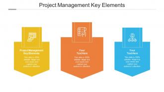 Project Management Key Elements Ppt Powerpoint Presentation Gallery Clipart Cpb