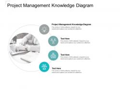 Project management knowledge diagram ppt powerpoint presentation aids cpb