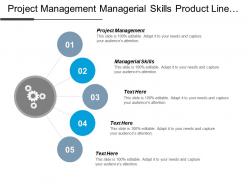 Project management managerial skills product line internet marketing cpb