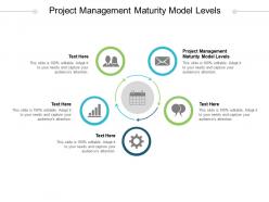 Project management maturity model levels ppt powerpoint presentation slides display cpb