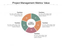 Project management metrics value ppt powerpoint presentation gallery influencers cpb