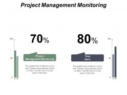 Project management monitoring ppt powerpoint presentation file design ideas cpb