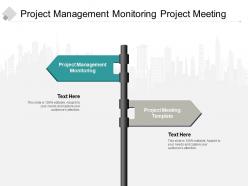 Project management monitoring project meeting template tqm process cpb