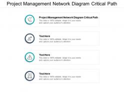 Project management network diagram critical path ppt powerpoint presentation icon visual aids cpb