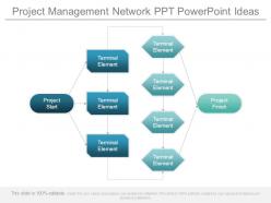 Project management network ppt powerpoint ideas