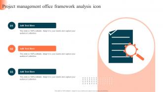 Project Management Office Framework Analysis Icon